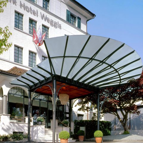 Vordach, Parkhotel Weggis